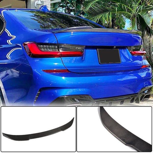 BMW3SeriesG20G80M3SedanCarbonFiberRearTrunkSpoilerBootWingLip CSStyle 1 f574e091 d0f7 4e9e 812a 2e1ebdbcadb7