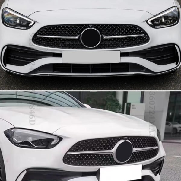Replacement Modified Front Inlet Bumper Grille Racing Grill Facelift Upper For Mercedes Benz C class W206 副本 副本