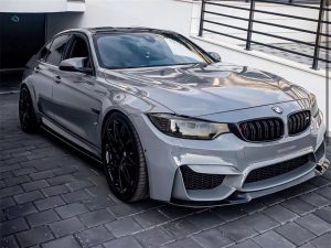 BMW F30 Front Lip 7 BMW F30 M3 CS Front Lip Gloss Black B983