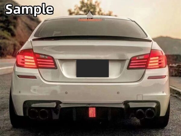 BMW F10 M5 Diffuser With Led Gloss Black B1010 | Et Super Sport