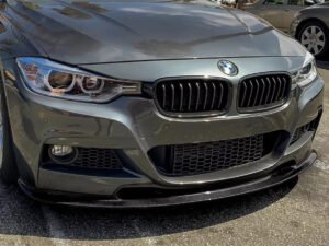 BMW F30 M Sport Front Lip Varis Gloss Black B117705