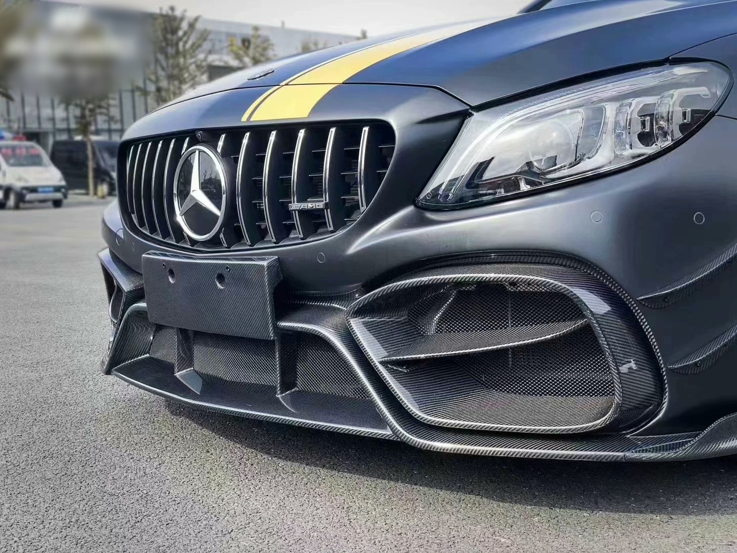 Mercedes C-Class W205 AMG C63s MP Performance Front Bumper M1183 | Et ...