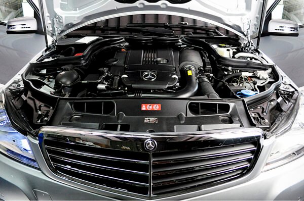 Mercedes Benz W204 C180 C200 C250 M271 ARMASPEED Carbon Fiber Cold Air Intake2
