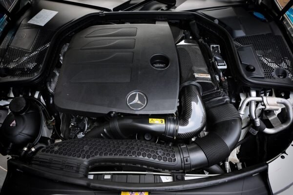 Mercedes Benz W205 S205 C200 C300 W213 E300 M264 ARMASPEED Carbon fiber Cold Air Intake2