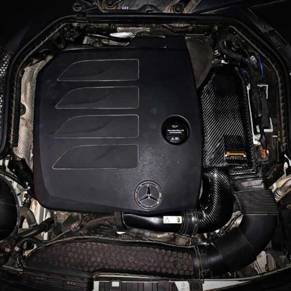 Mercedes Benz W205 S205 C200 C300 W213 E300 M264 ARMASPEED Carbon fiber Cold Air Intake3