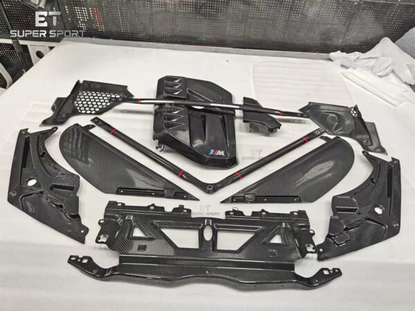 BMW G80 G82 G87 M3 M4 M2 Engine Bay Kit Dry Carbon07
