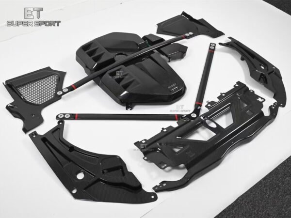 BMW G80 G82 G87 M3 M4 M2 Engine Bay Kit Dry Carbon09