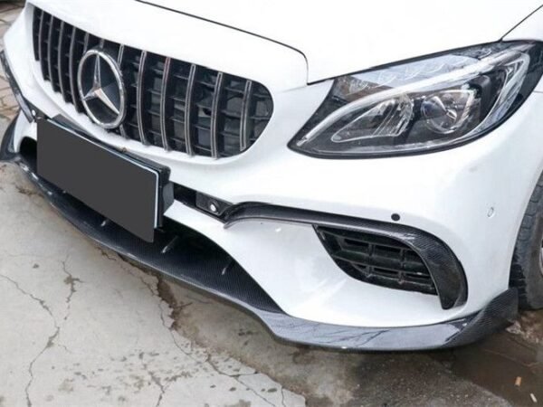 Mercedes W205 C65 Front Lip Gloss Black M14722