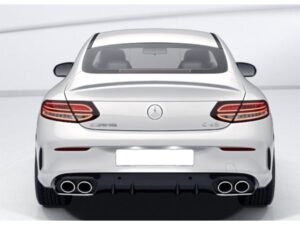 Mercedes W205 Coupe C43 Diffuser Chorme Exhaust Tips M1181SV 3