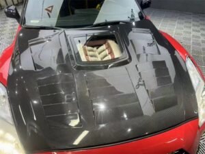 Nissan GTR R35 IMP Bonnet Hood Dry Carbon G1470 4