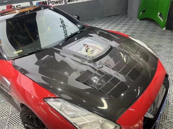 Nissan GTR R35 IMP Bonnet Hood Dry Carbon G1470 5
