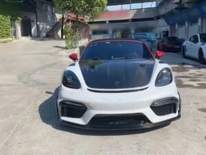 Porsche 718 Convert GT4 RS Bumper Dry Carbon P1469 1