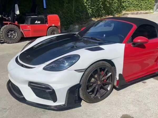 Porsche 718 Convert GT4 RS Bumper Dry Carbon P1469 3