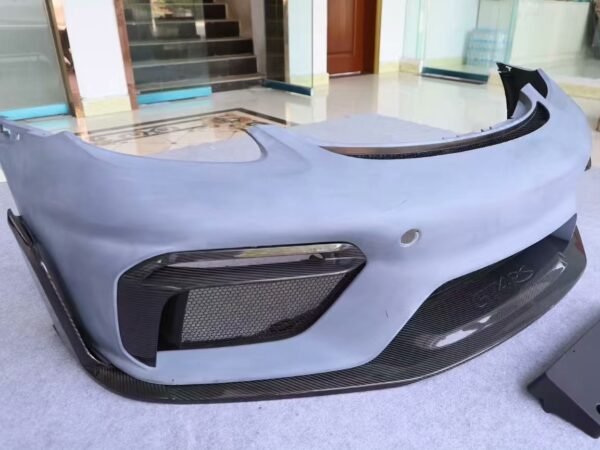 Porsche 718 Convert GT4 RS Bumper Dry Carbon P1469 5