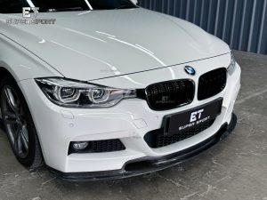 BMW F30 Front Lip 3 BMW F30 320i 328i 330i M-Performance Front Lip Varis Carbon B601