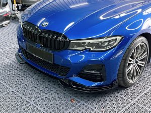 BMW G20 Front Lip 3 BMW G20 330i 340i Pre-Facelift MP Front Lip Gloss Black B687